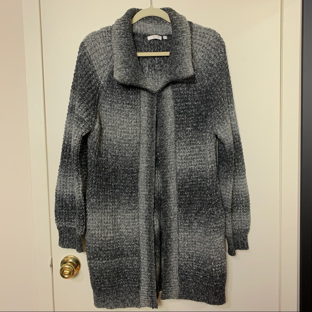 🚨SOLD Unique Gray Cardigan by 360 Sweater